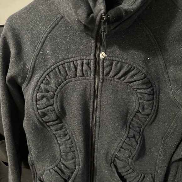 RARE-🍋 Lululemin Scuba Grey with SPARKLE!! 🍋 - Picture 7 of 9